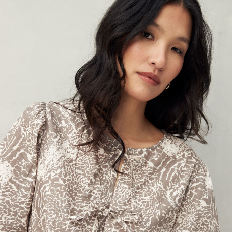 BLUSA WYNN PRINTED Animal Print