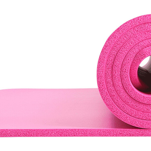 Colchoneta Yoga Pilates Gimnasia Cinta Transportadora 10mm Color Variante Rosado