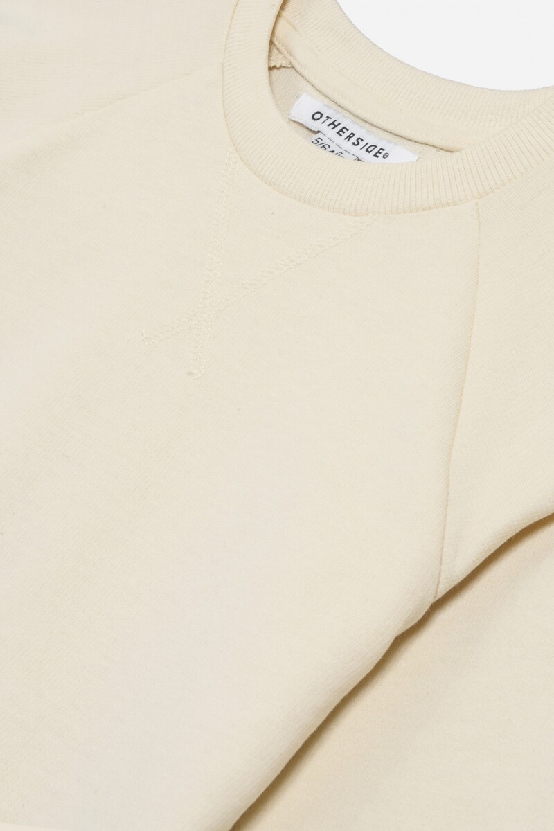 Sweatshirt manga ranglán BEIGE