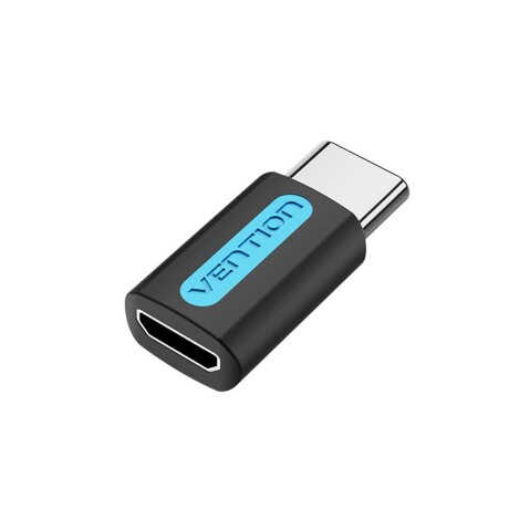 Adaptador USB-C Macho a Micro USB 2.0 Hembra VENTION CDXB0 Negro