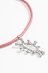 Collar cord dije sol plateado