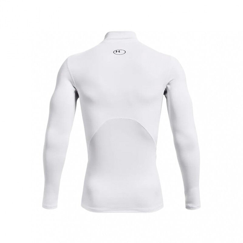 REMERA UNDER ARMOUR COLD GEAR COMPRESSION MOCK White