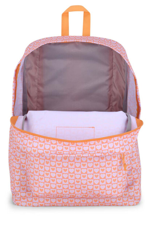 MOCHILA JANSPORT SUPERBREAK HYPED HEARTS PINK