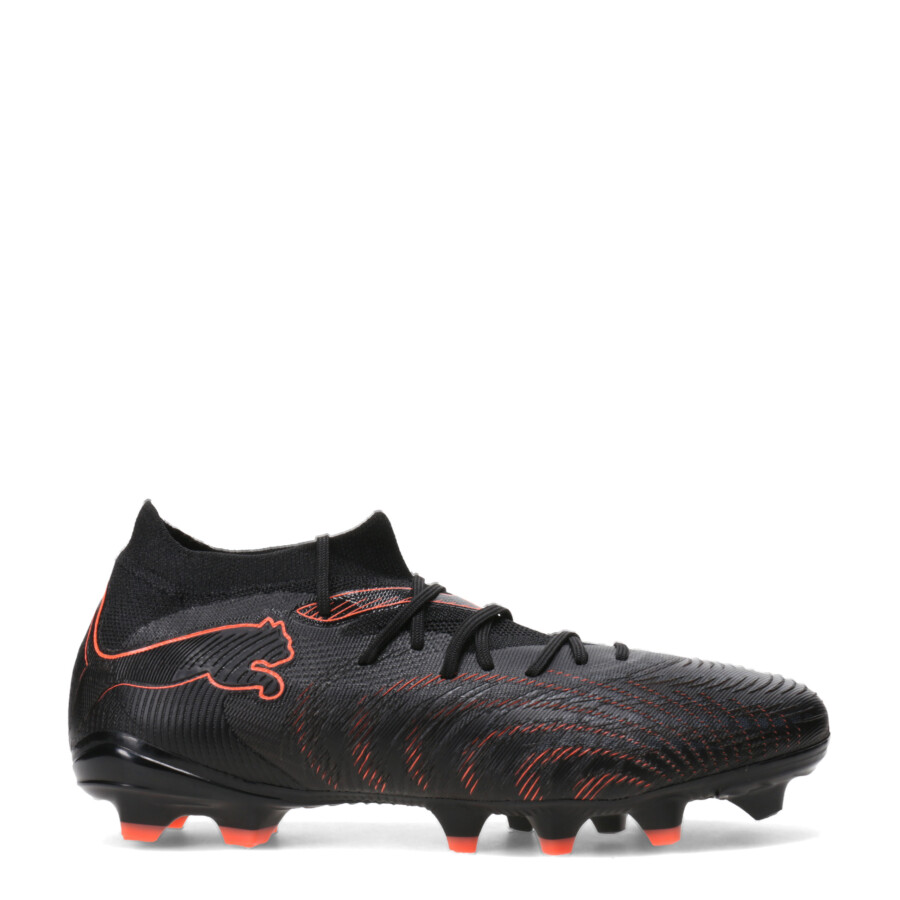 Championes de Hombre Puma Futbol 11 Future 9 Match Fg/Ag Negro - Rojo