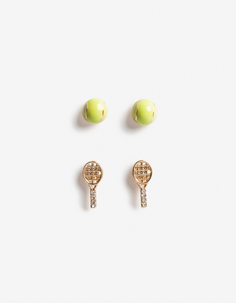 Aros Sets Color Set De Aros Athletic Bling - Dorado