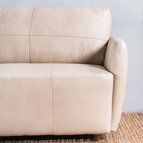 Sillón Cuero Teruel 3 Cuerpos Duna U