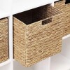 Canasto cesto organizador 30x30cm Jacinto de agua Canasto Cesto Organizador 30x30cm Jacinto De Agua