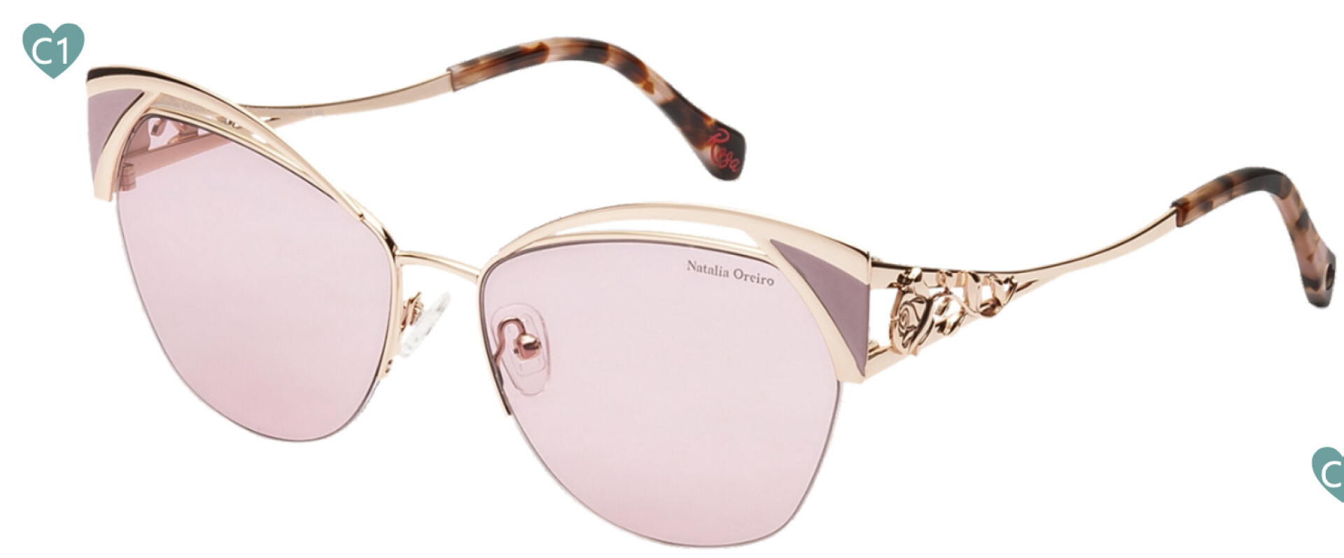 Natalia Oreiro 7438 - Dorado y Rosa 