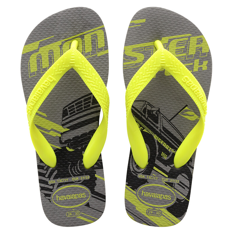 Sandalias Infantiles Havaianas Kids Athletic Gris