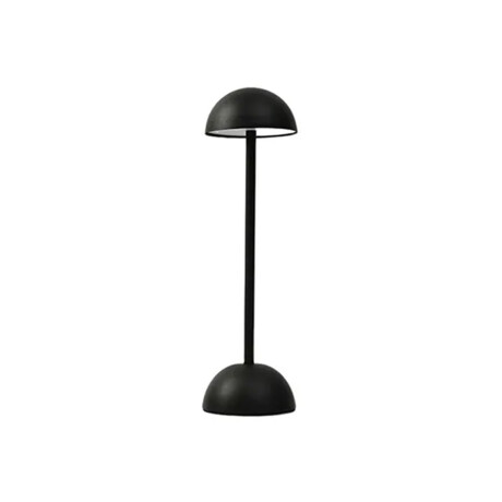 Lámpara de Mesa y Escritorio Minimalista con Luz Led Base Ondulada Negro