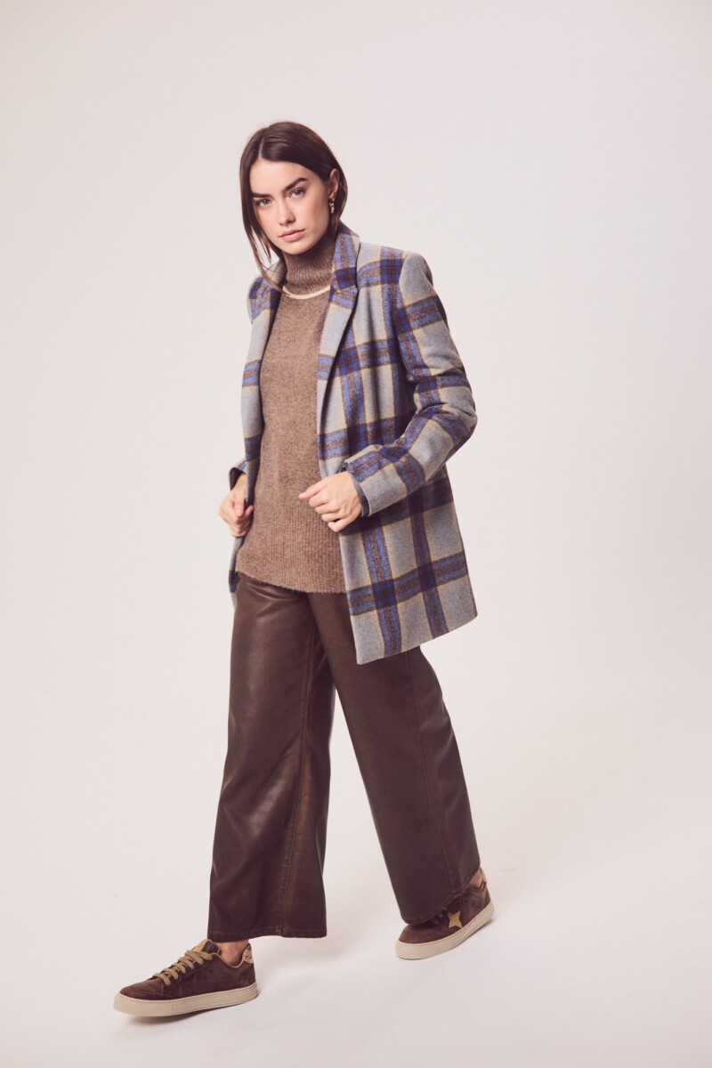 Blazer Cuadros Lana Multi