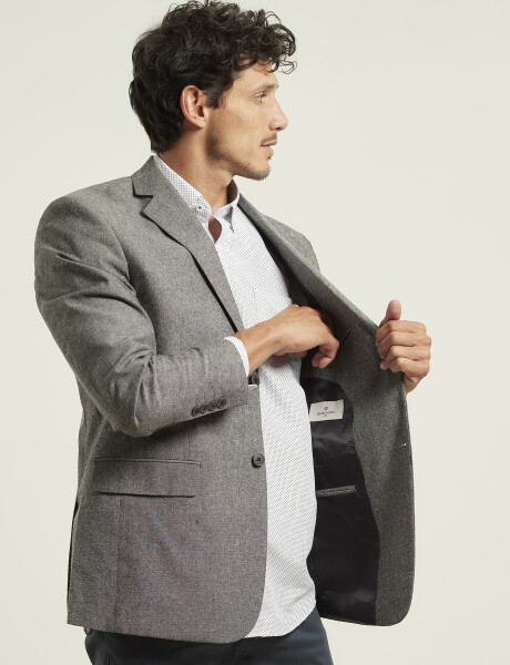 110571 SACO HARRINGTON LABEL Gris Oscuro