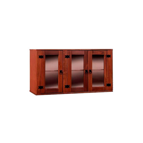 Mueble Aéreo 120 Cm 3 Puertas Vidrios Cera Línea Mexicana Mueble Aéreo 120 Cm 3 Puertas Vidrios Cera Línea Mexicana