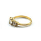 Anillo Antiguo En Oro 18 K Con 3 Brillantes Anillo Antiguo En Oro 18 K Con 3 Brillantes