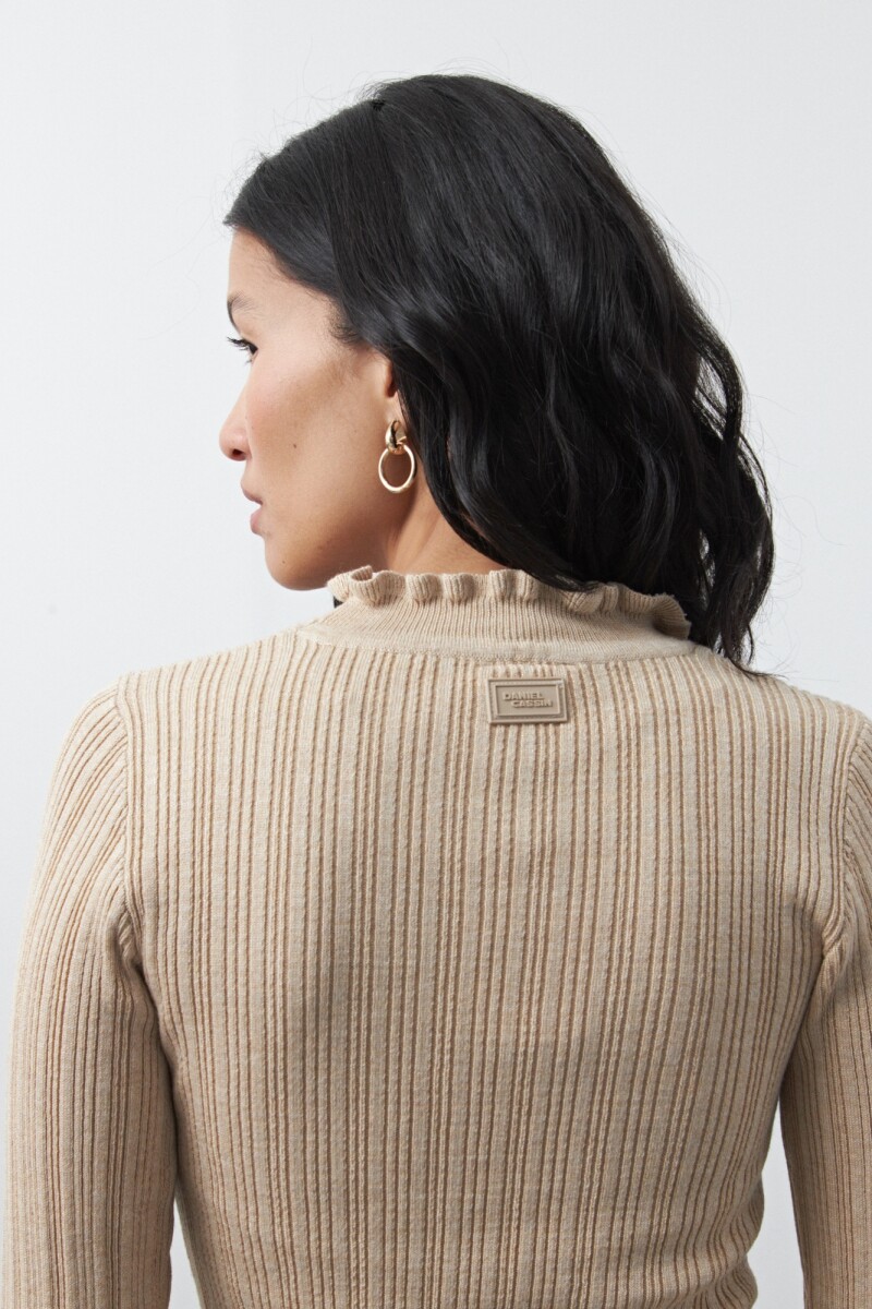 POLERA BETANIA Beige Melange