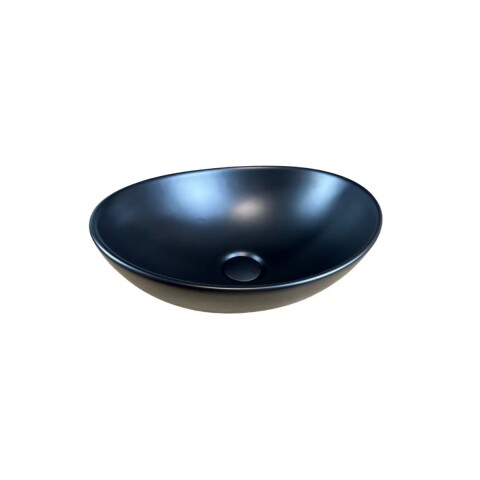 Bacha de apoyo Ovalada 41x33 cm Negro Mate Dmc Bacha De Apoyo Ovalada 41x33 Cm Negro Mate Dmc