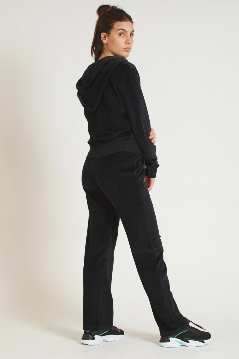 Jacket velour Negro