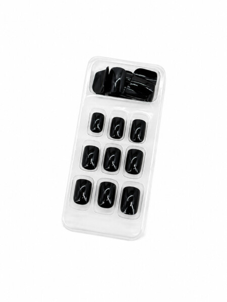 UÑAS POSTIZAS NEGRO