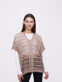 Poncho Almar Beige Oscuro