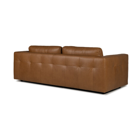 Sofá Amaro 3065 - Cuero Básico - 3 cuerpos Brown