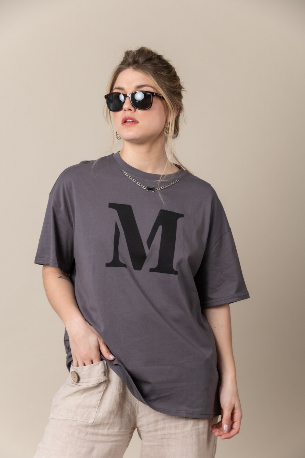 REMERA DIMAI Gris