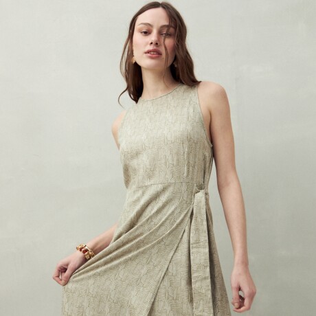 VESTIDO LAGARDE Hueso