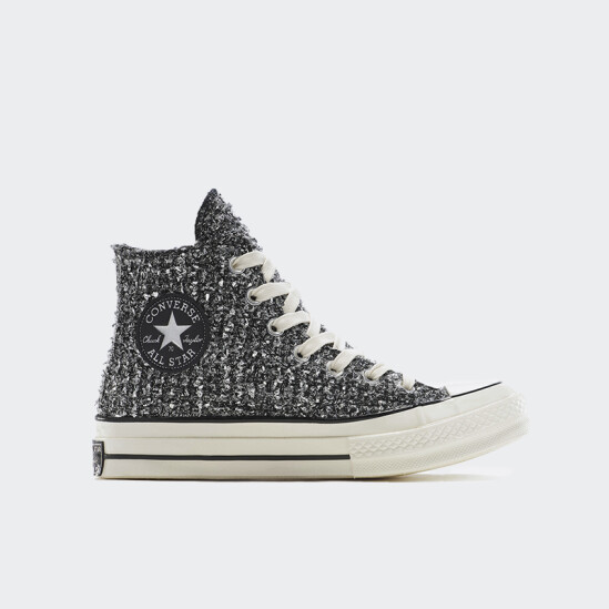 Championes Converse Chuck 70 Metallic Tweed Negro