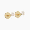 Caravanas para bebé en oro 18K con circonias Caravanas Para Bebé En Oro 18k Con Circonias