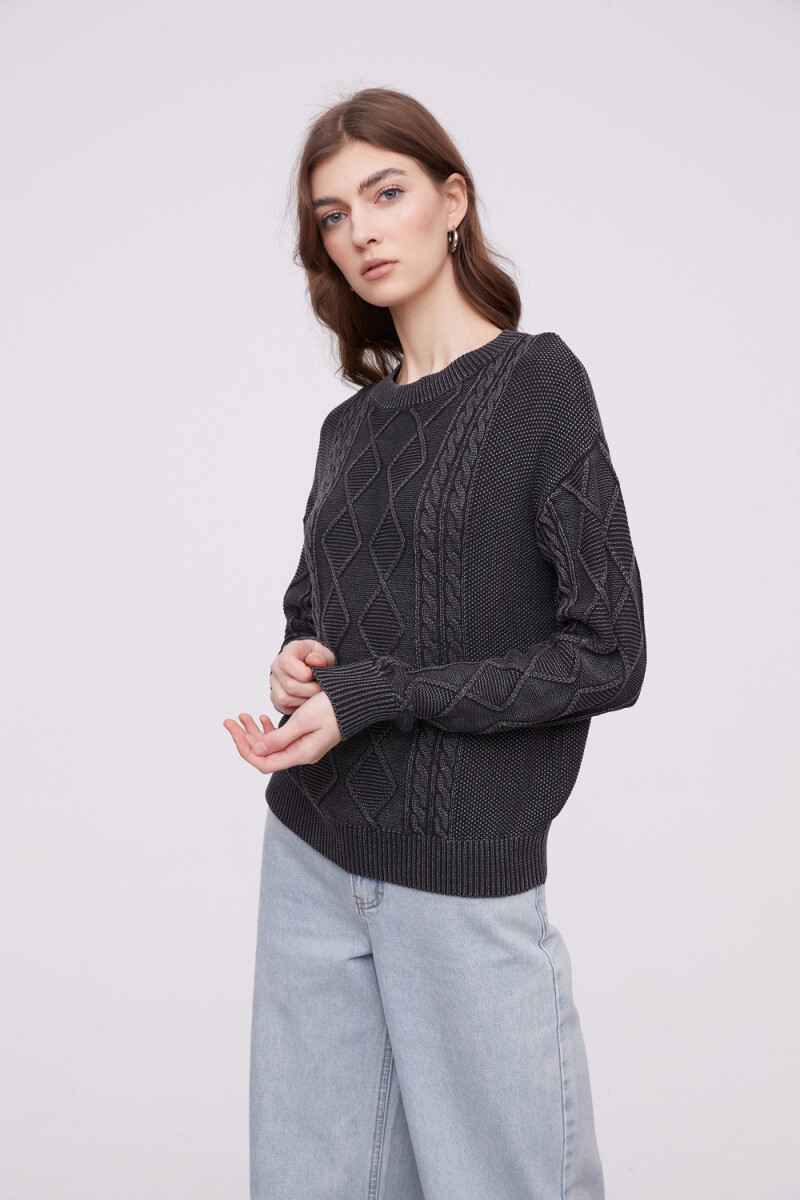 Sweater Lenne - Gris Oscuro 