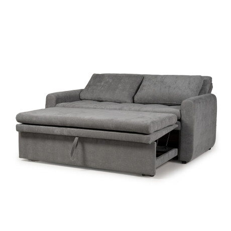 Sofá Cama Saara - Tela Microfibra TC1011 (Grafito)