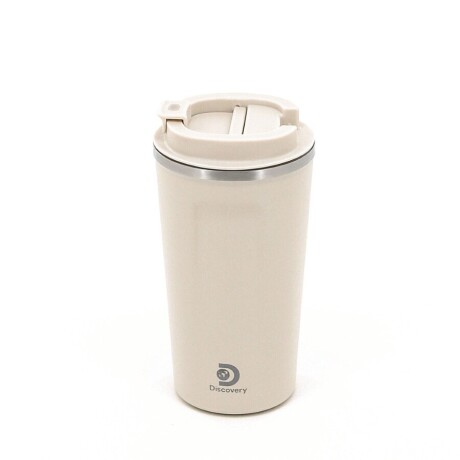VASO TÉRMICO DE ACERO DISCOVERY 500 ML BEIGE BEIGE
