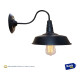 Pack X2 Aplique Galponero Estilo Industrial Vintage Spot26cm Negro