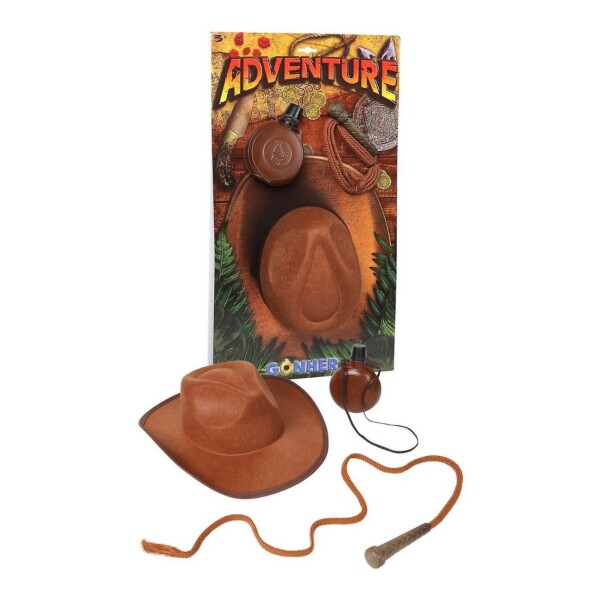 Gonher Set Aventura Gorro Látigo Cantimplora Juguete Niños Gonher Set Aventura Gorro Látigo Cantimplora Juguete Niños