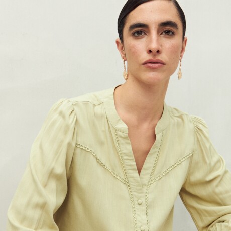 CAMISA BULLE Verde Oliva