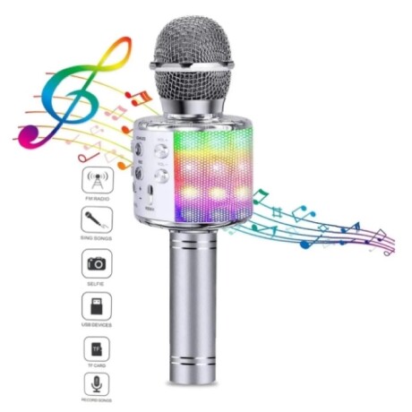 Micrófono Parlante Bluetooth Karaoke WS-858 001