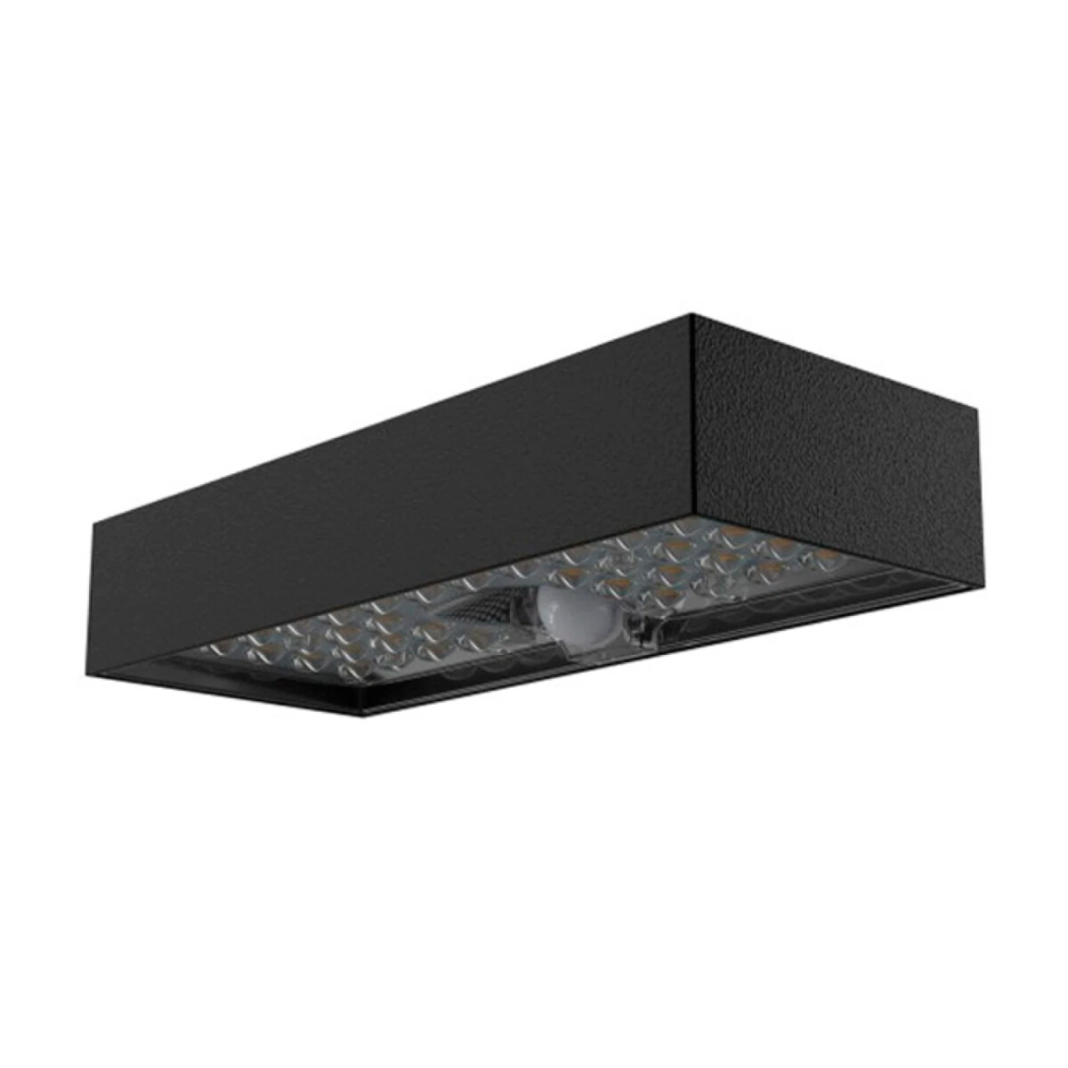 Luminaria LED de Exterior Solar Brick 6W Luz Cálida Negro 