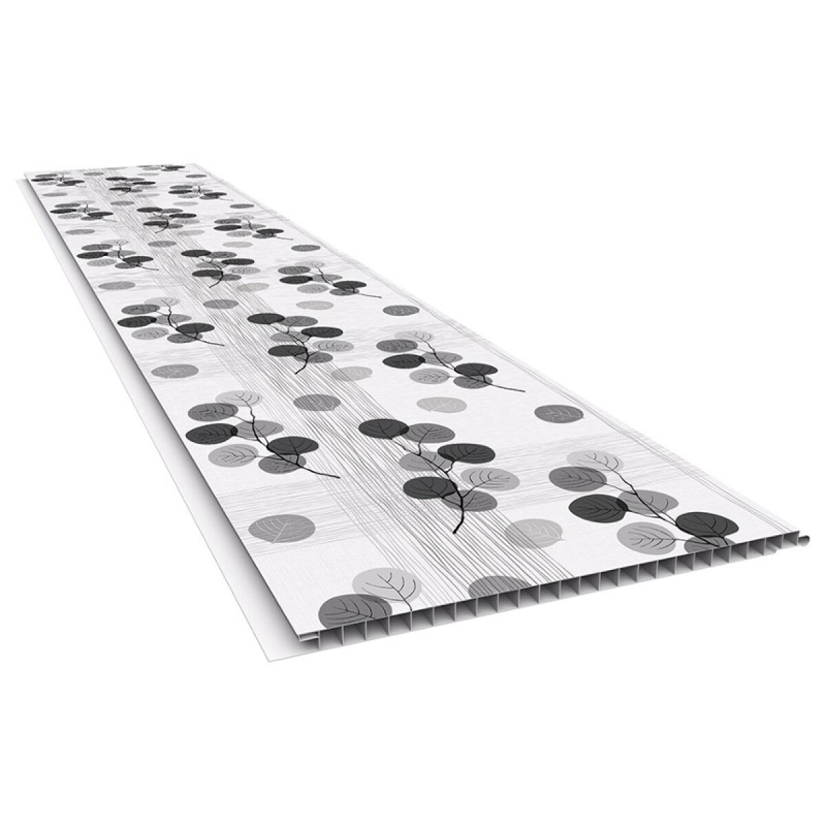 Revestimiento Pvc Para Pared Modelo Ashen - 0.25x6 Mts / Espesor: 10 Mm 
