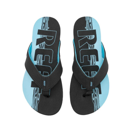 Ojotas Reef Seaside Prints Faded blue