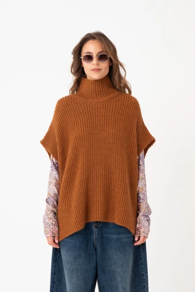 PONCHO Ocre