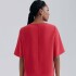 BLUSA FEM ROJO/AZUL MARINO/BLANCO