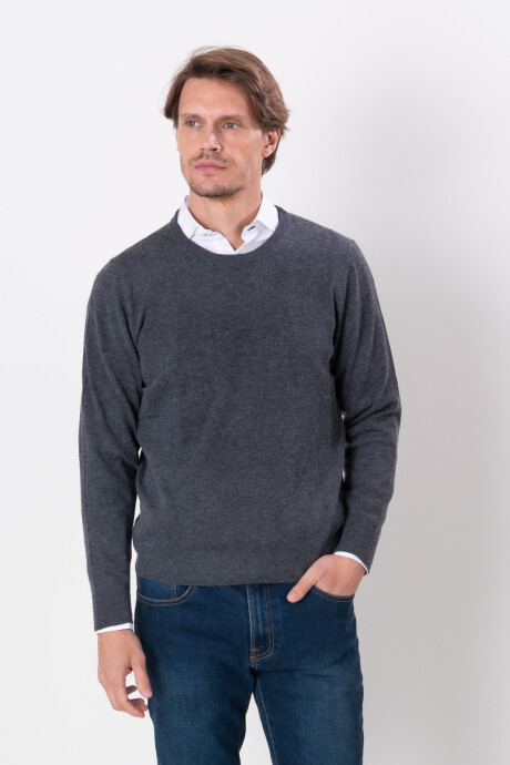Sweater base Lana Lambswoll Gris pizarra