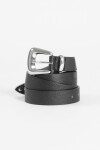 Cinturón básico metallic negro