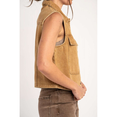 Chaleco Lavado Camel