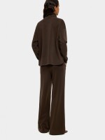 Sudadera Con Botones Tacto Suave marron