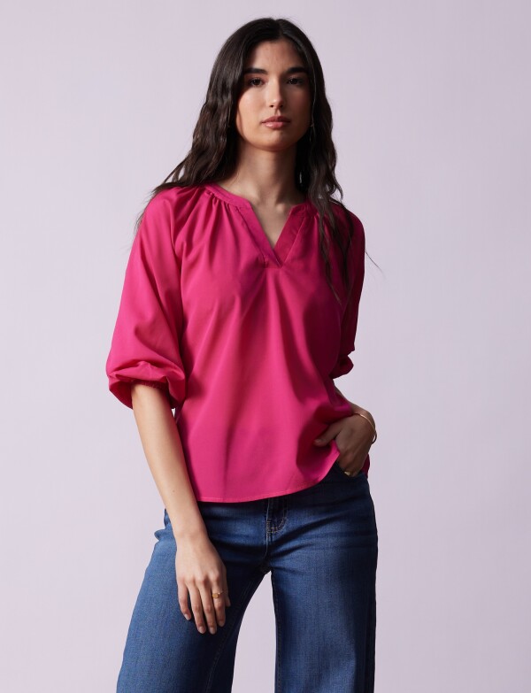 Blusa Gasa FUCSIA