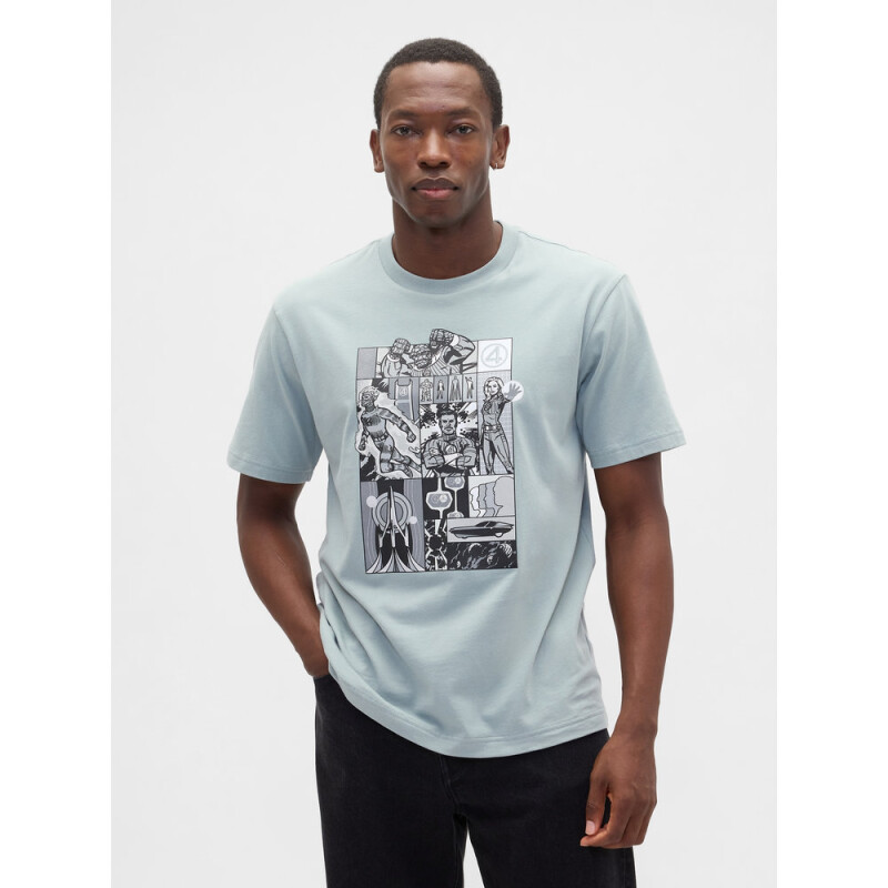 V-FRCH MVL FANTASTIC FOUR TEE ICEBERG GREEN 16-5808