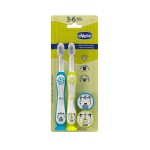 CHICCO PACK CEPILLO TIGRE-PANDA 2UNID única