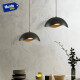 Lampara Colgante Moderna Nordica Daly Bosco Negro