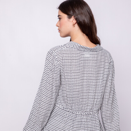 CAMISA LUGO Negro/Crudo