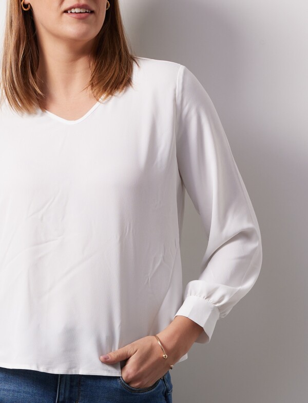 Blusa Gasa BLANCO